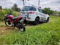 com-motocicleta-furtada,-rapaz-consegue-escapar-de-abordagem-policial-e-abandona-veiculo-na-zona-rural-de-dracena